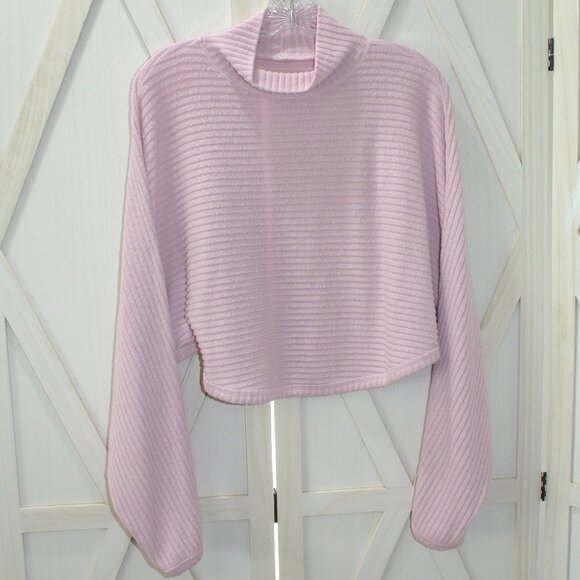 Anthropologie Pilcro Cozy Ribbed Turtleneck Batwing Pullover - Picture 4 of 7